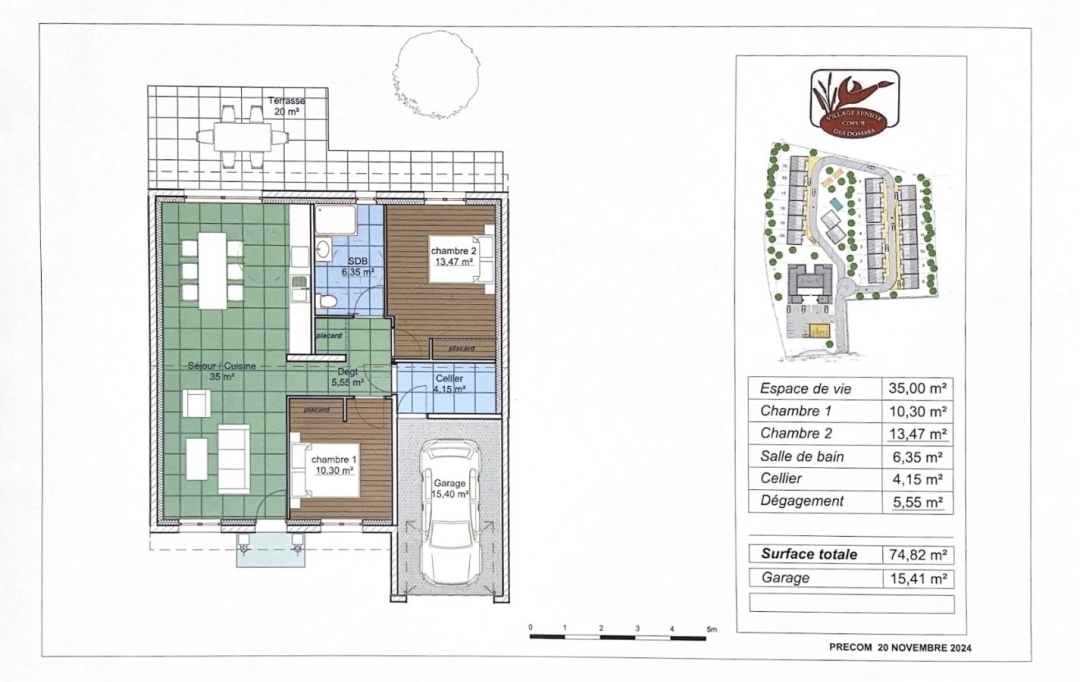 PROST immobilier : Maison / Villa | DOMPIERRE-SUR-VEYLE (01240) | 75 m2 | 285 000 € 